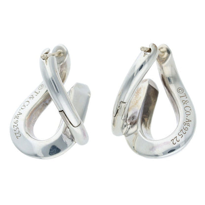 TIFFANY&Co. Forge Single Link Silver Earrings Size ONE SIZE