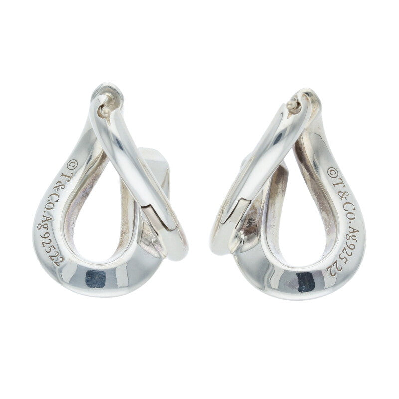 TIFFANY&Co. Forge Single Link Silver Earrings Size ONE SIZE
