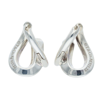TIFFANY&Co. Forge Single Link Silver Earrings Size ONE SIZE
