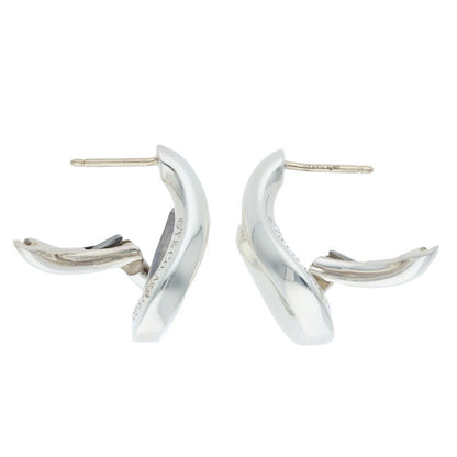 TIFFANY&Co. Forge Single Link Silver Earrings Size ONE SIZE