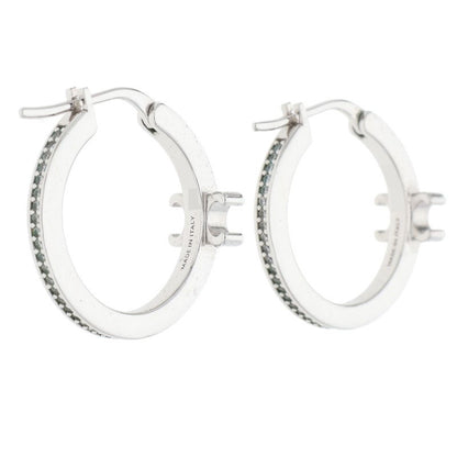 CELINE Sparkle Triomphe Crystal Hoop ONE SIZE Size ONE SIZE