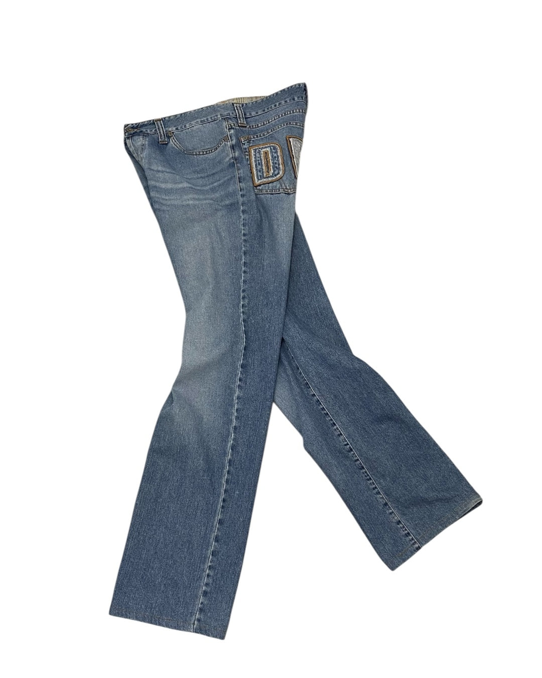 Dolce & Gabbana Faded Blue Denim Jeans