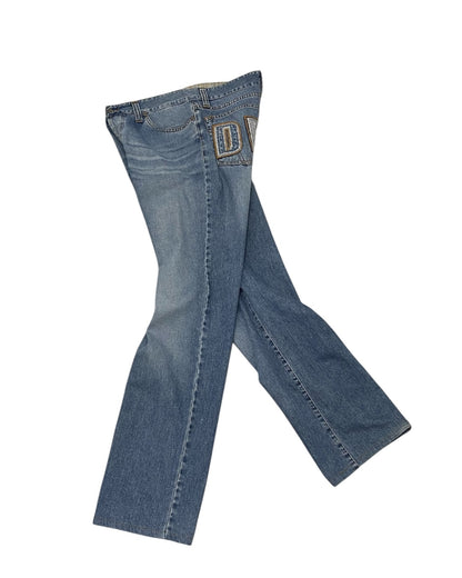 Dolce & Gabbana Faded Blue Denim Jeans