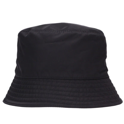 PRADA Black Re-Nylon Triangle Logo Bucket Hat Size ONE SIZE