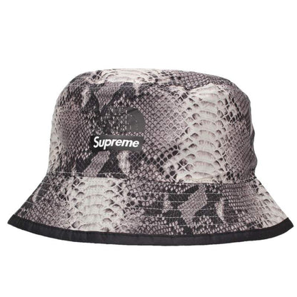 SUPREME Snake Reversible Bucket Hat Gray Size ONE SIZE