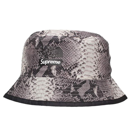 SUPREME Snake Reversible Bucket Hat Gray Size ONE SIZE