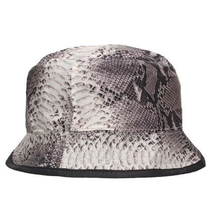SUPREME Snake Reversible Bucket Hat Gray Size ONE SIZE