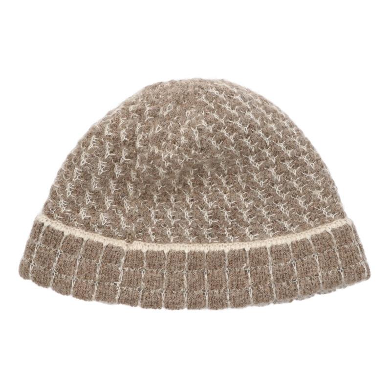 LOUISVUITTON Mohair Knit Hat Beige