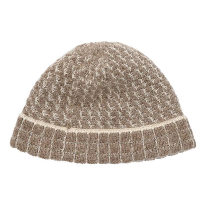 LOUISVUITTON Mohair Knit Hat Beige