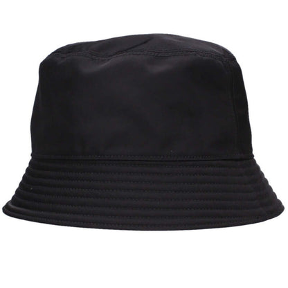 PRADA Black Re-Nylon Triangle Logo Bucket Hat Size ONE SIZE