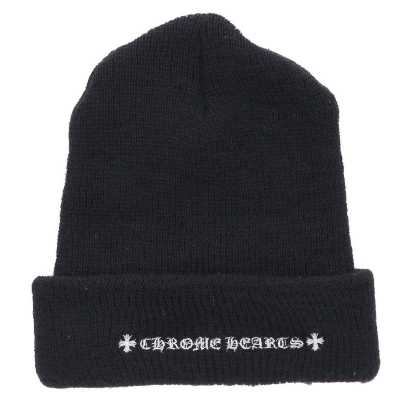 Chrome Hearts Wool CH Plus Embroidered Beanie Size ONE SIZE