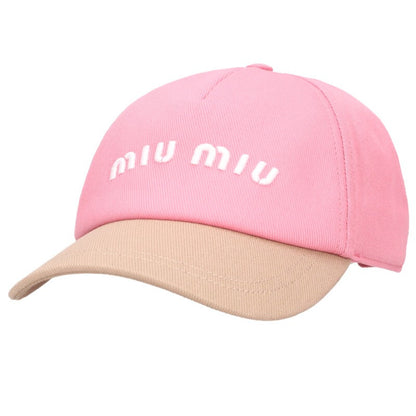 miumiu 26SS Bicolor Cotton Baseball Cap Size ONE SIZE