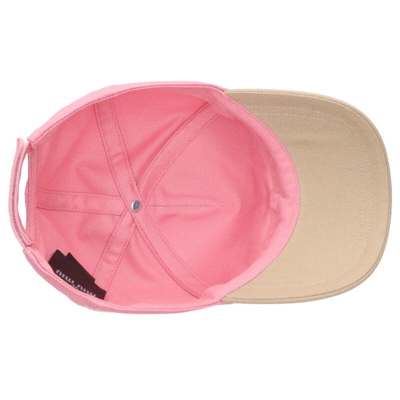 miumiu 26SS Bicolor Cotton Baseball Cap Size ONE SIZE