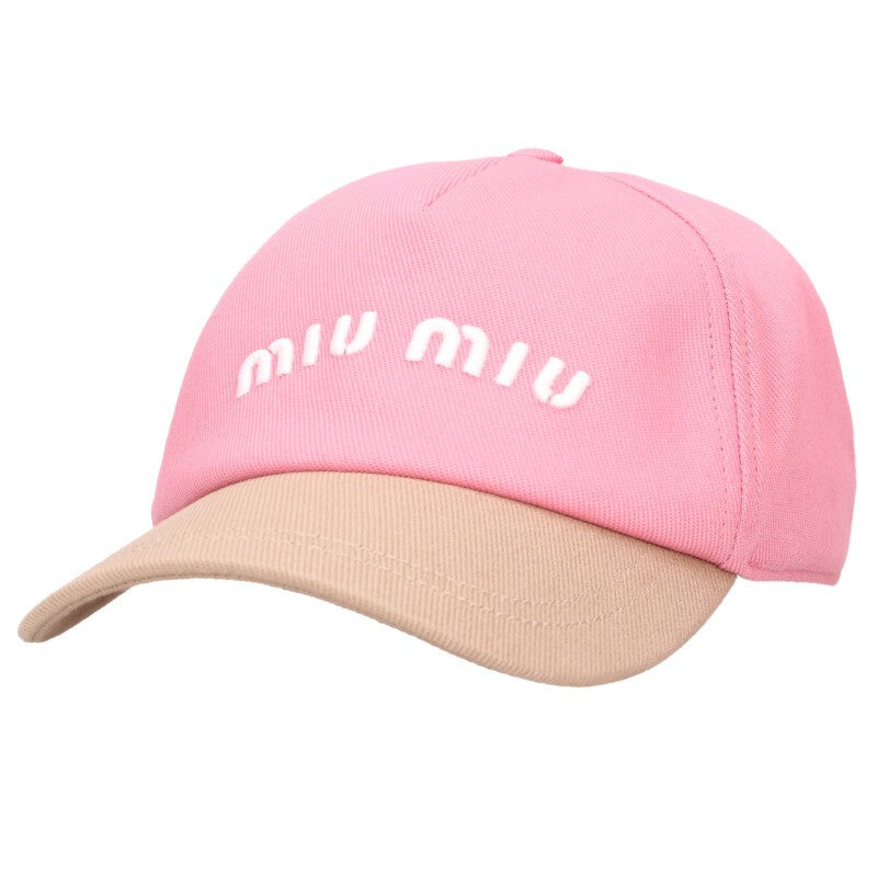 miumiu 26SS Bicolor Cotton Baseball Cap Size ONE SIZE Multi