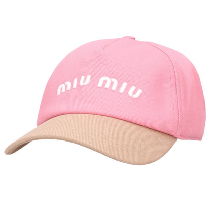 miumiu 26SS Bicolor Cotton Baseball Cap Size ONE SIZE Multi