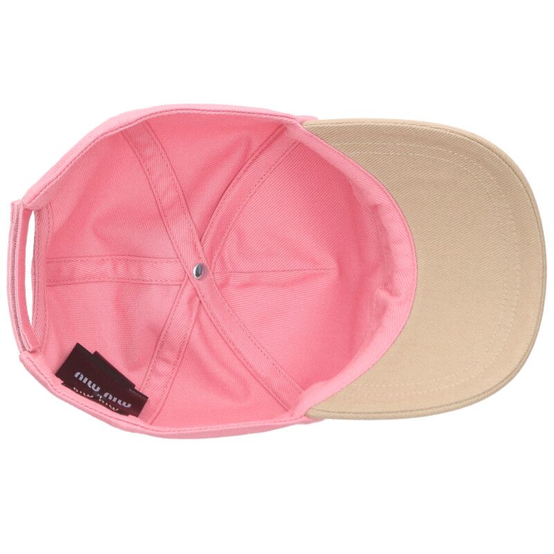 miumiu 26SS Bicolor Cotton Baseball Cap Size ONE SIZE Multi