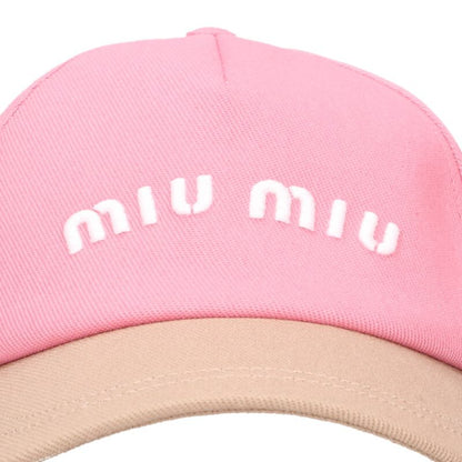 miumiu 26SS Bicolor Cotton Baseball Cap Size ONE SIZE Multi
