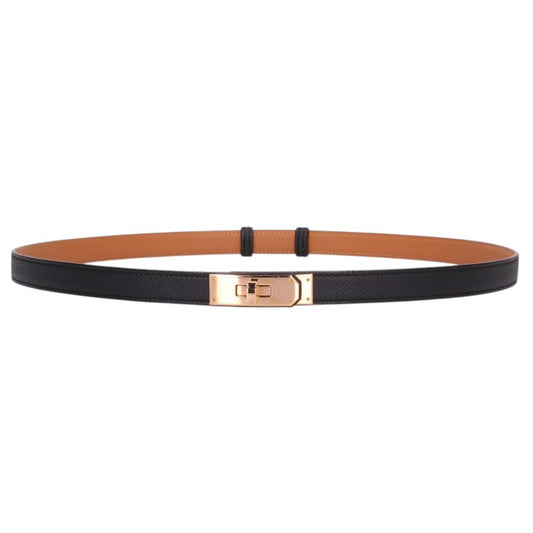 HERMES Kelly 18 Veau Epsom Leather Belt Size ONE SIZE