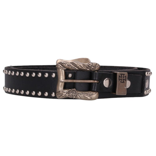 ENFANTS RICHES DEPRIMES DOUBLE BUCKLE Studded Belt Size 90