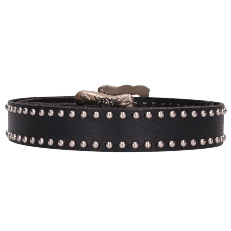 ENFANTS RICHES DEPRIMES DOUBLE BUCKLE Studded Belt Size 90
