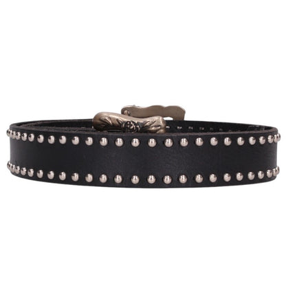 ENFANTS RICHES DEPRIMES DOUBLE BUCKLE Studded Belt Size 90