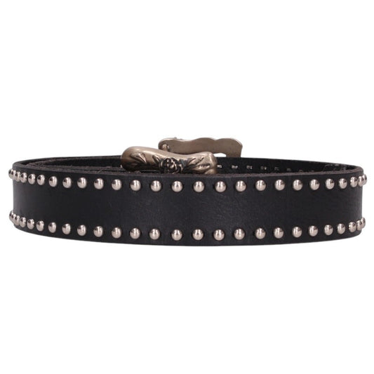 ENFANTS RICHES DEPRIMES DOUBLE BUCKLE Studded Belt Size 90