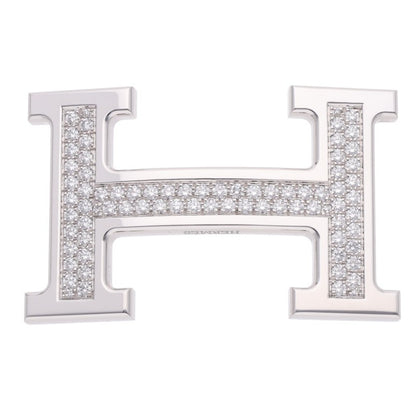 HERMES Constance WG Pave H Buckle White Gold
