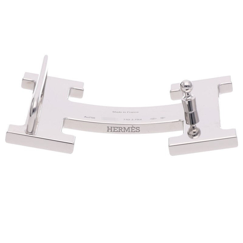 HERMES Constance WG Pave H Buckle White Gold