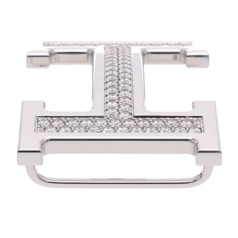 HERMES Constance WG Pave H Buckle White Gold