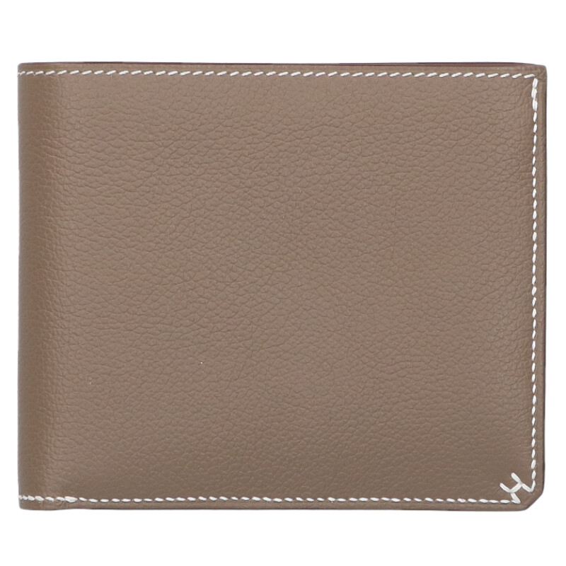 HERMES H Sellier Compact Evercolor Wallet Size ONE SIZE