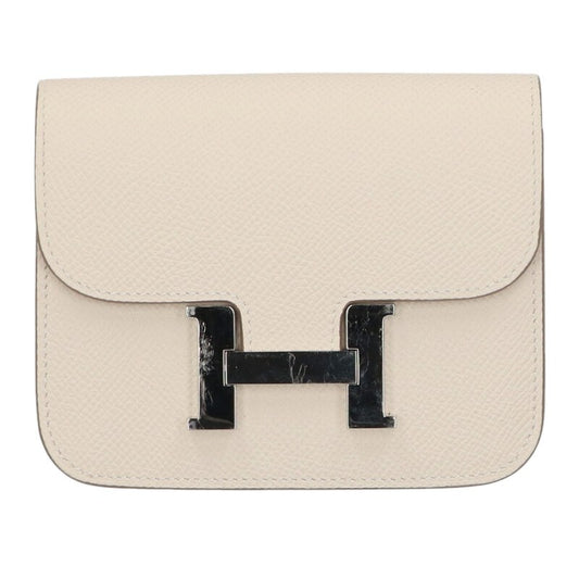 HERMES Constance Slim Leather Bi-fold Wallet Size ONE SIZE