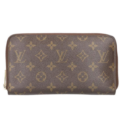 Louis Vuitton Zippy Organizer Brown x Gold