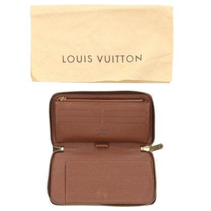 Louis Vuitton Zippy Organizer Brown x Gold
