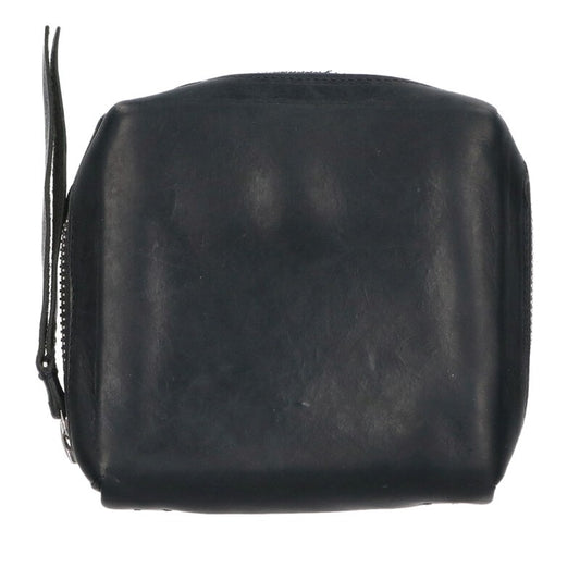 MA+ Round Zip Leather Wallet Black Size ONE SIZE