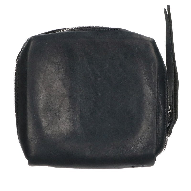 MA+ Round Zip Leather Wallet Black Size ONE SIZE