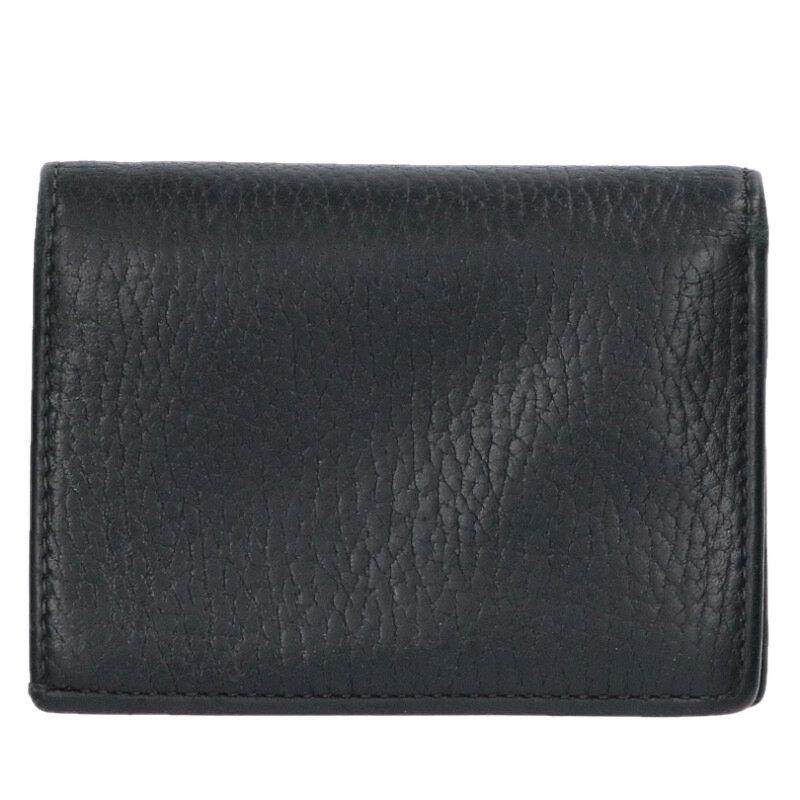 GUCCI GG Marmont Bi-Fold Wallet Black/Gold Size ONE SIZE