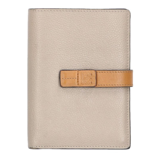 LOEWE Anagram Medium Vertical Wallet Beige Size ONE SIZE