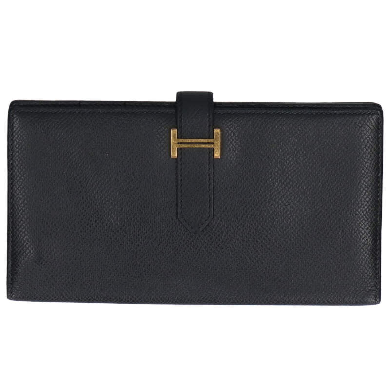 HERMES Bearn Soufflet Veau Epsom Wallet Size ONE SIZE