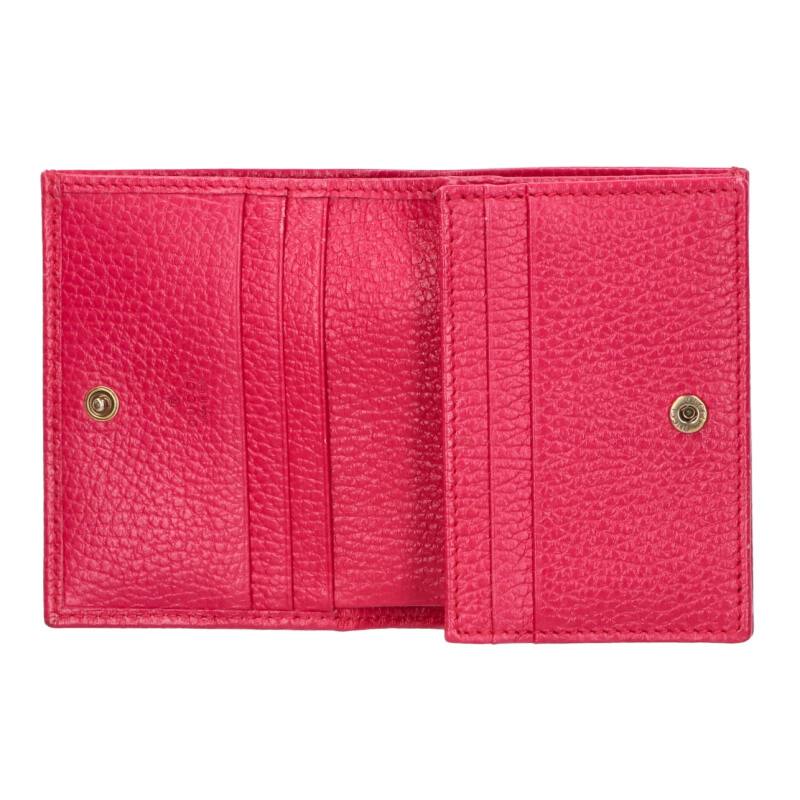 GUCCI GG Marmont Butterfly Wallet Pink Size ONE SIZE