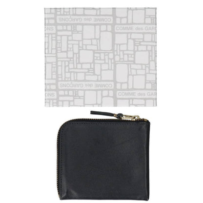 COMME des GARCONS L-Zip Leather Wallet Black Size ONE SIZE