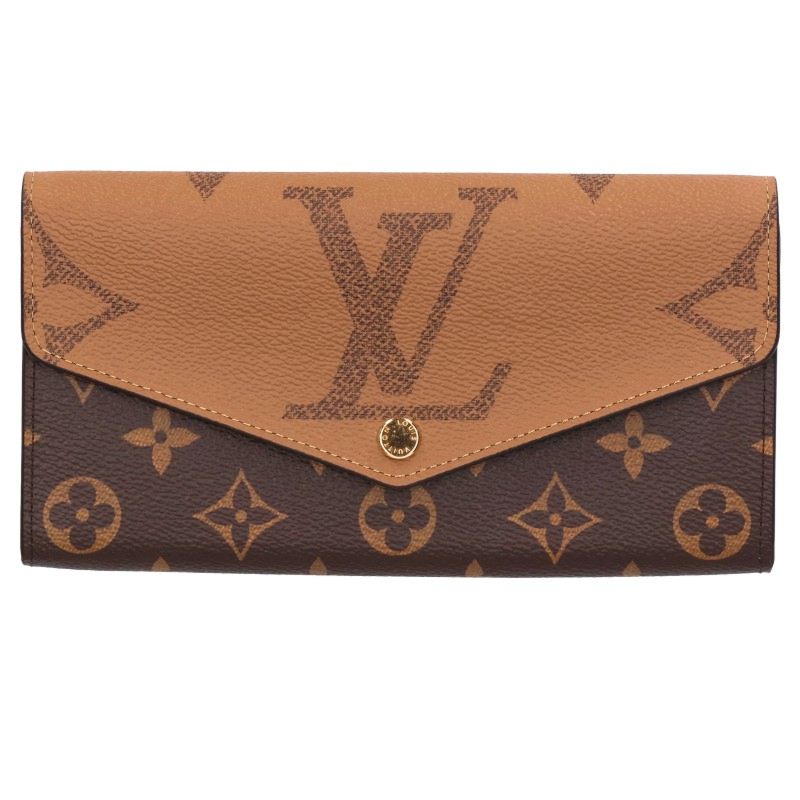 LOUISVUITTON Monogram Canvas Sarah Wallet Size ONE SIZE