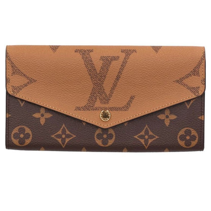 LOUISVUITTON Monogram Canvas Sarah Wallet Size ONE SIZE