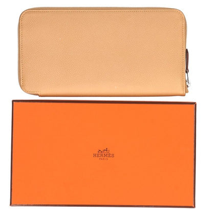 HERMES Azap Long Silk-in Evercolor Wallet Size ONE SIZE