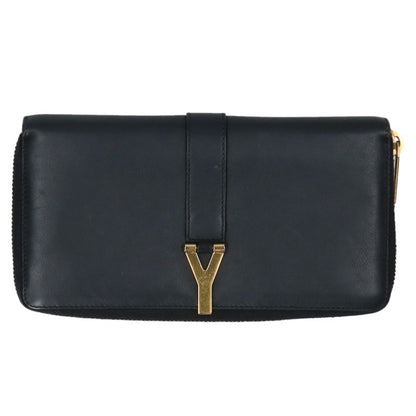 SAINT LAURENT PARIS Y-Line Calfskin Zip Wallet Size ONE SIZE