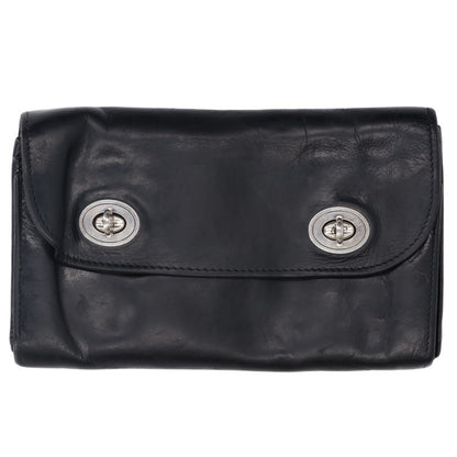 ANN DEMEULEMEESTER Silver Wallet Black Size ONE SIZE