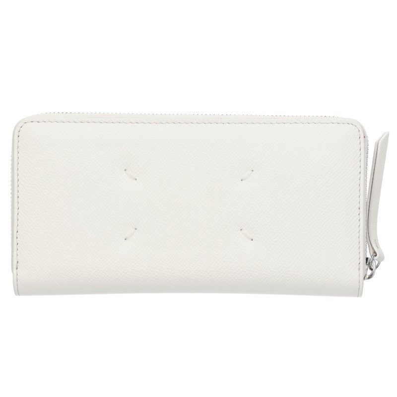 Maison Margiela 4 Stitch Round Wallet White Size ONE SIZE