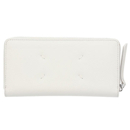 Maison Margiela 4 Stitch Round Wallet White Size ONE SIZE