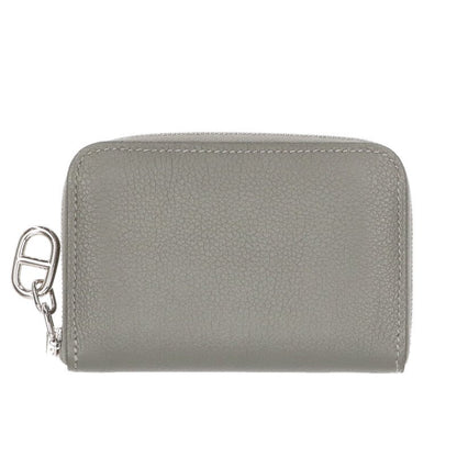 HERMES Zipengo Evercolor Silver HW Coin Case Size ONE SIZE
