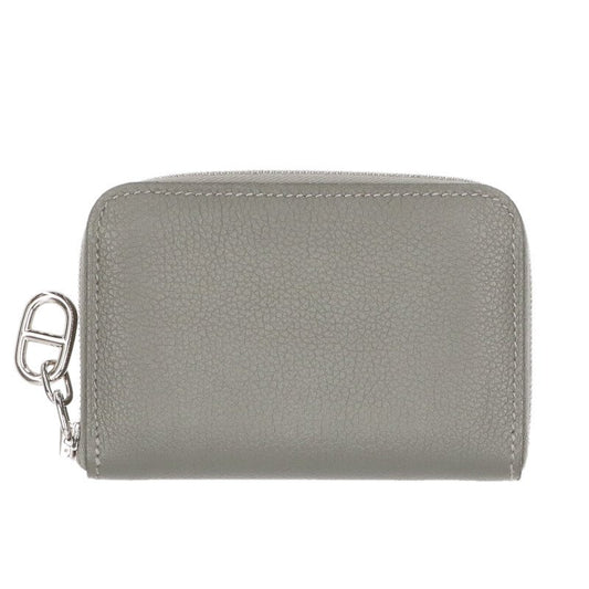 HERMES Zipengo Evercolor Silver HW Coin Case Size ONE SIZE