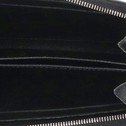 Louis Vuitton Zippy Coin Purse Black x Silver